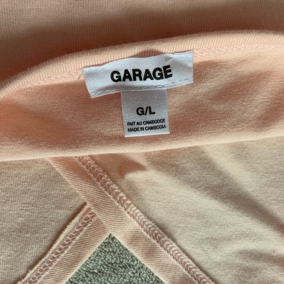 garage wrap crop cami in light pink - Picture 3 of 4